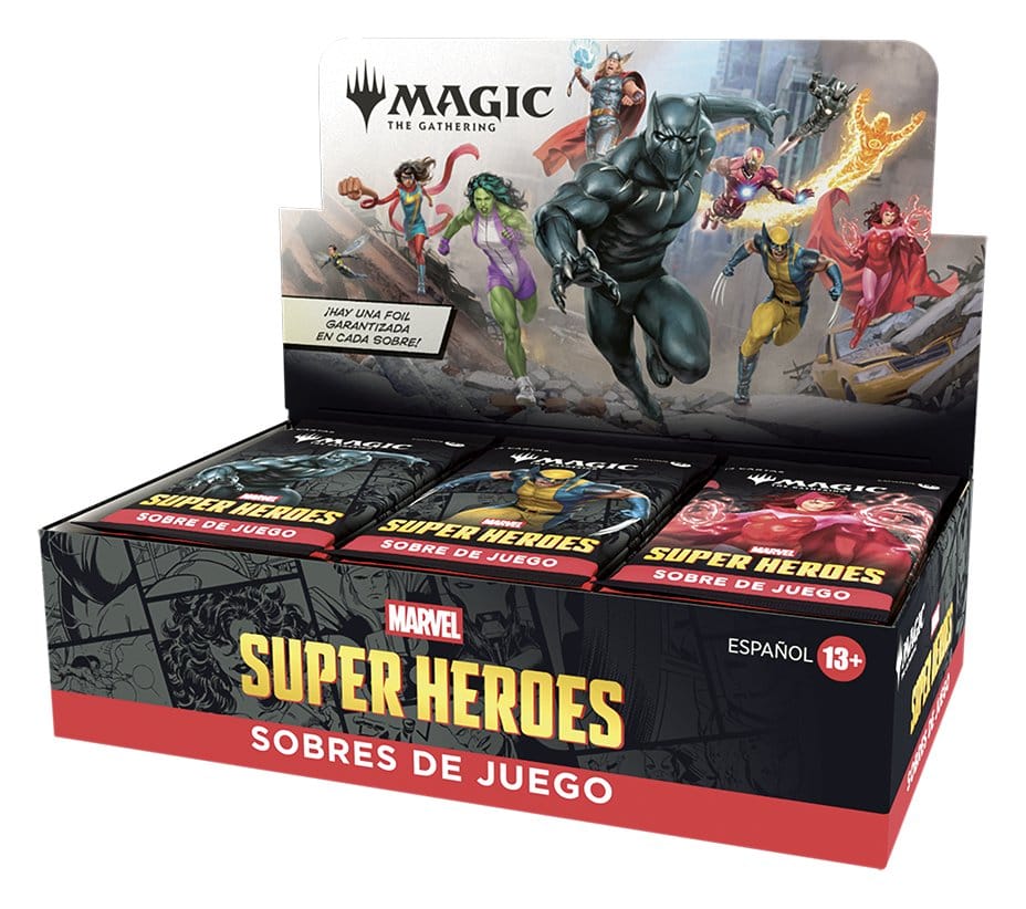 Marvel Super Heroes: Sobre de juego.